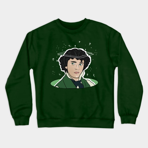 Grantaire Cartoon Crewneck Sweatshirt by byebyesally